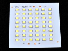 PLACA CU LEDURI SMD 64 X 64 X 48 BUC 12V / PUTERE 20W